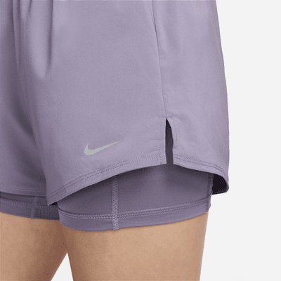 Shorts 2 en 1 Dri-FIT de tiro alto de 8 cm para mujer Nike One