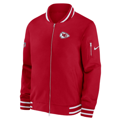 Nike Coach (NFL Kansas City Chiefs) Jaqueta bomber amb cremallera completa - Home