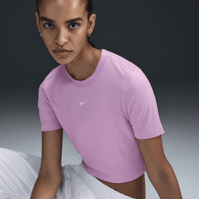 Playera slim cropped para mujer Nike Sportswear Essential