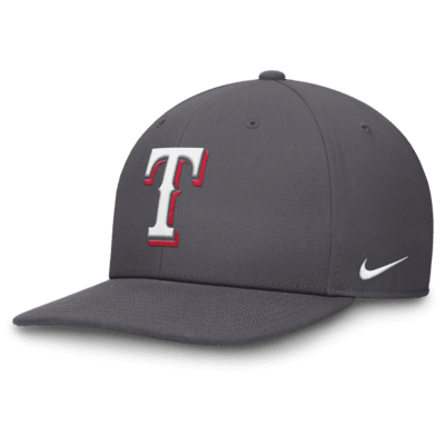 Gorra Nike Dri-FIT de la MLB ajustable para hombre Texas Rangers Pro