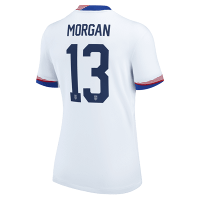 Jersey de fútbol Nike Dri-FIT de la selección nacional de fútbol femenino de Estados Unidos local 2024 Stadium Alex Morgan para mujer