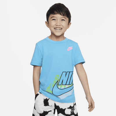 Nike Futura Sidewinder SS Tee Male T-Shirt Sky Blue Size 5 Cotton