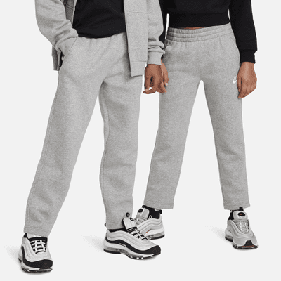 Nike Sportswear Club Fleece Big Kids' Open-Hem Pants