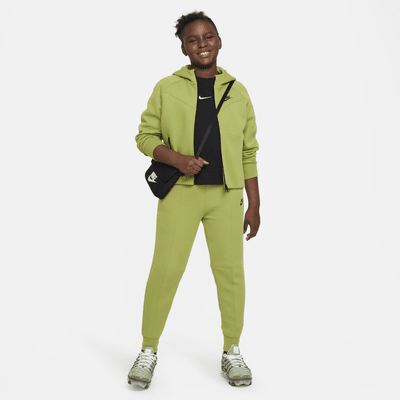 Nike Sportswear Tech Fleece Big Kids' (Girls') Full-Zip Hoodie (Extended Size)