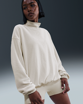 Женские  Nike Sportswear Phoenix Plush Cozy Fleece Oversized Mock-Neck Top
