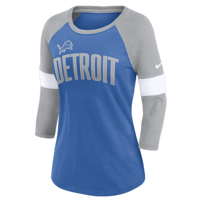 Playera de manga de 3/4 para mujer Nike Pride (NFL Detroit Lions). Nike.com