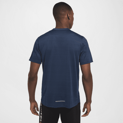 Haut de running à manches courtes Nike Miler pour Homme