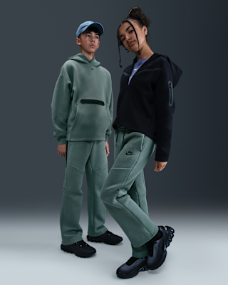 Детские  Nike Sportswear Tech Fleece Big Kids' (Boys') Open-Hem Pants