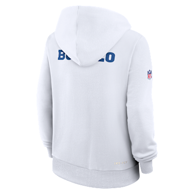 Sudadera con gorro sin cierre Nike Dri-FIT de la NFL para mujer Buffalo Bills Rivalries Collection Sideline Victory