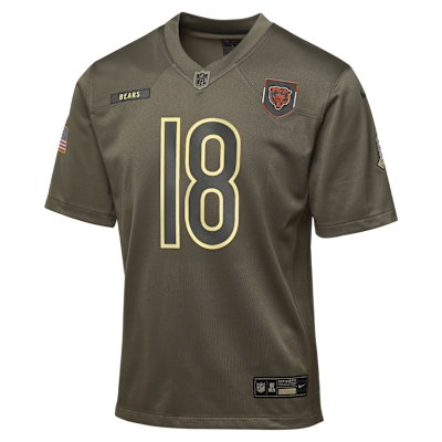 Caleb Williams Chicago Bears Salute to Service Big Kids’ Nike NFL Game Jersey