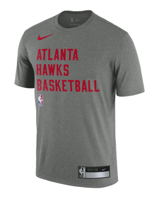 Atlanta Hawks Nike NBA Authentics Dri-Fit Polo Men's Gray New XL