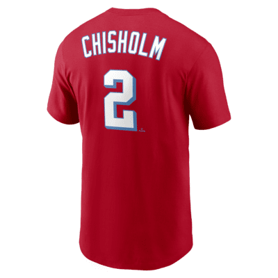 Playera para hombre MLB Miami Marlins City Connect (Jazz Chisholm)