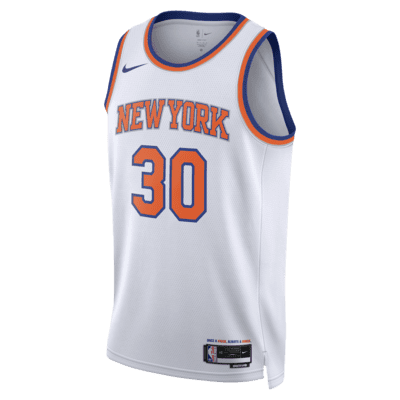 New York Knicks Association Edition 2022/23 Nike Dri-Fit NBA Swingman Jersey - White, XS (36)