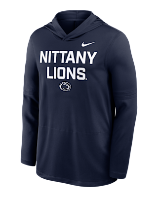 Мужские  Penn State Sideline Nike Dri-FIT College Long-Sleeve Hooded Top