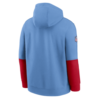 Sudadera con gorro sin cierre de la NFL Nike para hombre Tennessee Titans Logo Team Issue Club