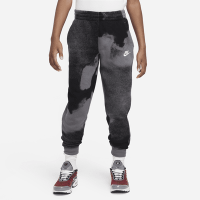 Nike Club Fleece Teen Pants - Black/White - FD2995-010