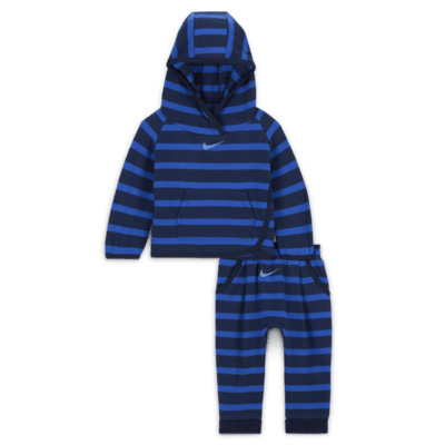 Nike ReadySet Baby (6-9M) 2-Piece Striped Pants Set