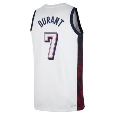 Jersey de básquetbol Nike Dri-FIT unisex Kevin Durant Team USA USAB ...