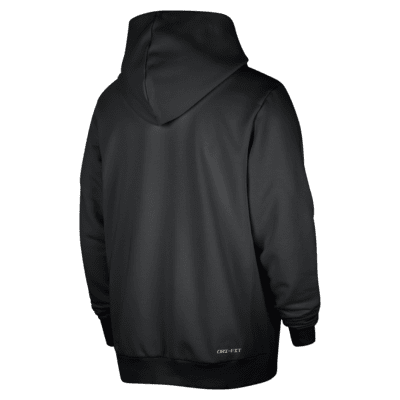 Chicago Bulls Standard Issue Nike Dri-FIT NBA-Hoodie mit durchgehendem Reißverschluss für Herren