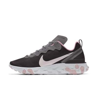 Nike React Element 55 By You Zapatillas de lifestyle personalizables - Mujer - Negro