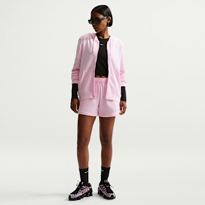 Sudadera con gorro de cierre completo para mujer Nike Sportswear Club Fleece