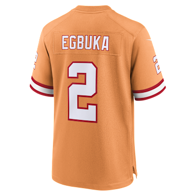 Jersey Nike de la NFL Game para hombre de Emeka Egbuka de los Tampa Bay Buccaneers