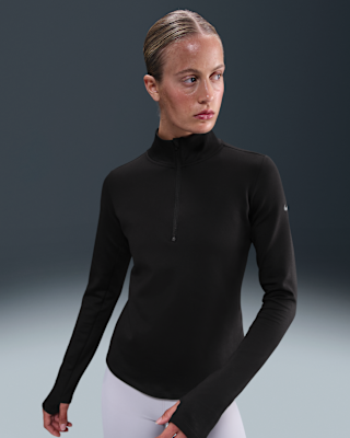 Женские  Nike One Therma-FIT 1/2-Zip Mid Layer
