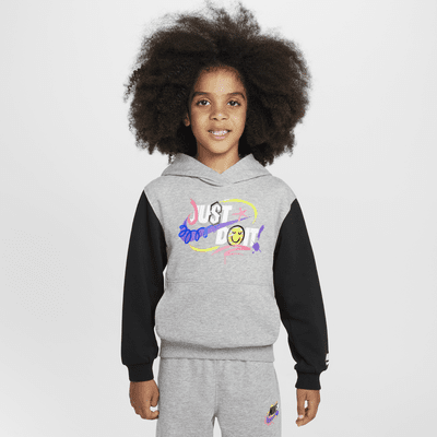 Conjunto de dos piezas de sudadera sin cierre para niños talla pequeña Nike Sportswear "Express Yourself"