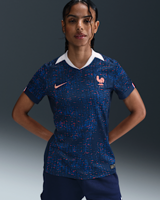 Женские джерси FFF 2025 Stadium Home (Women's Team) Nike Dri-FIT Soccer Replica Jersey