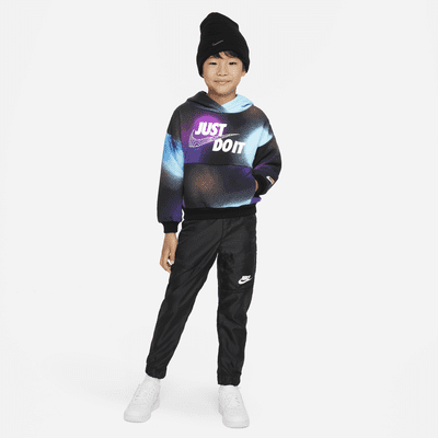 Nike Sportswear Illuminate Fleece Sweatshirt Hoodie Younger Kids ...