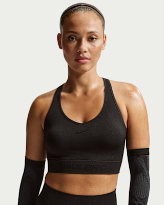 Женские  Nike Pro Seamless Dri-FIT Cropped Tank Top