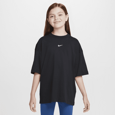 Playera oversized para niña talla grande Nike Sportswear