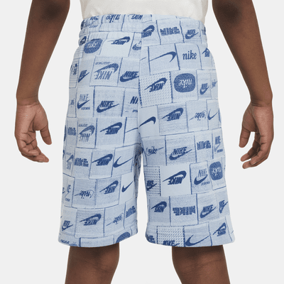 Shorts de French Terry para niños talla grande Nike Sportswear Club