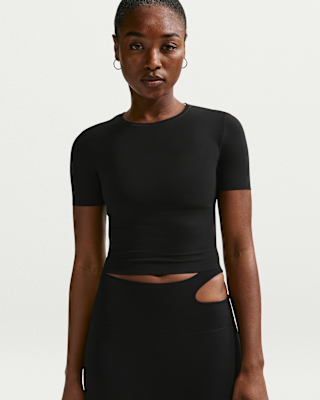 Женские шорты Nike Zenvy Dri-FIT Short-Sleeve Top