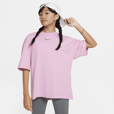 Nike Sportswear Older Kids' (Girls') Oversized T-Shirt