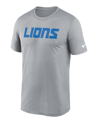 Мужская футболка Detroit Lions Primetime Legend Wordmark Nike Dri-FIT NFL