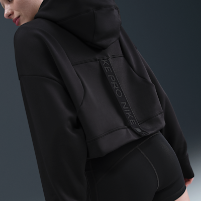 Dámská flísová mikina Nike Pro Therma-FIT s kapucí