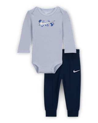 Детские  Nike Play For All Baby (0-9M) Long Sleeve Bodysuit and Pants Set