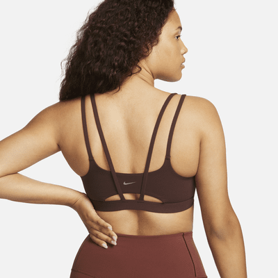 Bra deportivo de baja sujeción con almohadilla para mujer Nike Zenvy Strappy