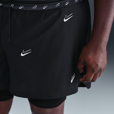 Shorts de básquetbol de 10 cm 2 en 1 para hombre KD DNA