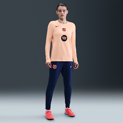 F.C. Barcelona Strike Third Women's Nike Dri-FIT Total 90 Football Knit Crew-Neck Top
