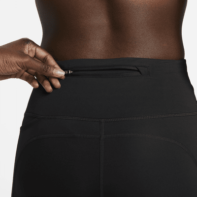 Leggings con gráfico de 7/8 de tiro medio con bolsillos para mujer Nike Fast