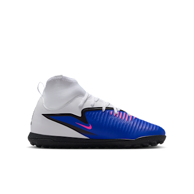 Nike Jr. Phantom 6 High Club Big Kids' Turf Soccer Shoes