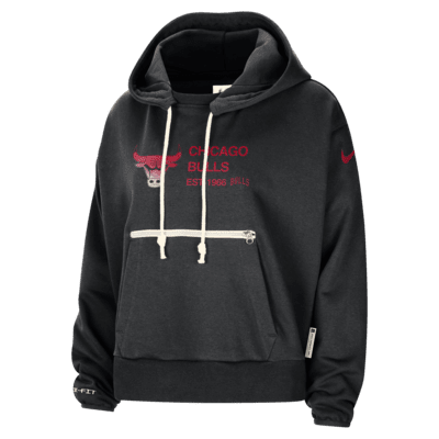 Chicago Bulls Standard Issue Women's Nike Dri-FIT NBA Pullover Hoodie