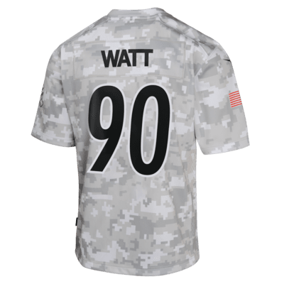 T.J. Watt Pittsburgh Steelers Salute to Service Big Kids' Nike Dri-FIT NFL Limited Jersey