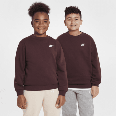 Nike Sportswear Club Fleece Big Kids' Sweatshirt (Extended Size)