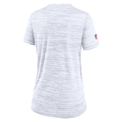 Playera Nike Dri-FIT de la NFL para mujer Buffalo Bills Rivalries Collection Sideline Velocity