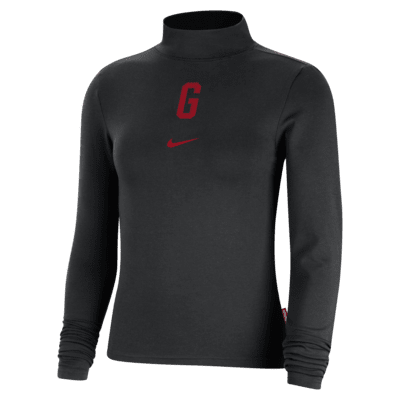 Georgia Essential Women's Nike College Long-Sleeve Mock Top