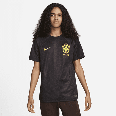 Equipación de portero Stadium Brasil 2022/23 Camiseta de fútbol de manga corta Nike Dri-FIT - Hombre. ES