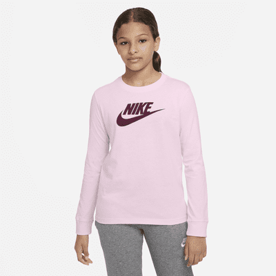 cemento diario Culpable Nike Sportswear Older Kids' (Girls') Long-Sleeve T-Shirt. Nike CH